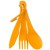 Набір столових приладів SEA TO SUMMIT Delta Cutlery Set (Orange)
